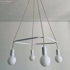 Cotton and jute tobacco brown Vertigo textile cable - The original Creative-Cables - ERD21 round 2x0.75 mm / 3x0.75 mm