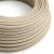 Cotton and natural jute Vertigo textile cable – The original Creative-Cables – ERN07 round 2x0.75 mm / 3x0.75 mm