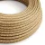 Jute with copper wire, beige textile cable - The original Creative-Cables - ERR04 round 3x0.75 mm
