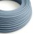 Cotton ocean blue textile cable – The original Creative-Cables – RC53 round 2x0.75 mm / 3x0.75 mm