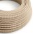 Antique pink and beige striped textile cable – The original Creative-Cables – RD51 round 2x0.75 mm / 3x0.75 mm
