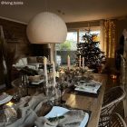 Bark and beige cross-woven textile cable - Original Creative-Cables - RD63 round 2x0.75 mm / 3x0.75 mm