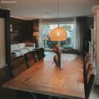 Bark and beige cross-woven textile cable - Original Creative-Cables - RD63 round 2x0.75 mm / 3x0.75 mm