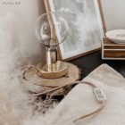 Antique pink and beige zigzag textile cable - The original Creative-Cables - RD71 round 2x0.75 mm / 3x0.75 mm