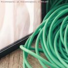 Bright fluorescent green textile cable – The original Creative-Cables – RF06 round 2x0.75 mm / 3x0.75 mm