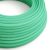  Shiny aqua green textile cable - The original creative cables - RH69 round 2x0.75mm / 3x0.75mm