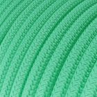  Shiny aqua green textile cable - The original creative cables - RH69 round 2x0.75mm / 3x0.75mm