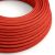 Bright fire-red shiny textile cable – The original Creative-Cables – RL09 round 2x0.75 mm / 3x0.75 mm