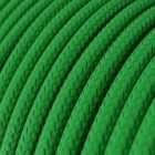 Bright grass green textile cable – The original Creative-Cables – RM06 round 2x0.75 mm / 3x0.75 mm
