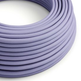   Shiny lavender textile cable - The original Creative-Cables - RM07 round 2x0.75 mm / 3x0.75 mm