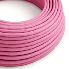 Bright pink fuchsia textile cable – The original Creative-Cables – RM08 round 2x0.75 mm / 3x0.75 mm