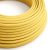 Bright corn yellow textile cable – The original Creative-Cables – RM10 round 2x0.75 mm / 3x0.75 mm