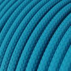 Bright cyan textile cable – The original Creative-Cables – RM11 round 2x0.75 mm / 3x0.75 mm