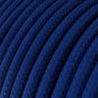 Glossy classic blue textile cable - The original Creative-Cables - RM12 round 2x0.75 mm / 3x0.75 mm