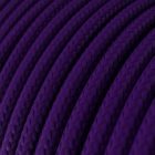 Shiny Imperial Purple textile cable – The original Creative-Cables – RM14 round 2x0.75 mm / 3x0.75 mm