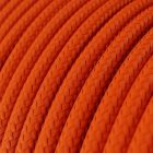 Bright orange flame textile cable - The original Creative-Cables - RM15 round 2x0.75 mm / 3x0.75 mm