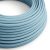 Glossy Baby Blue textile cable - The original Creative-Cables - RM17 round 2x0.75 mm / 3x0.75 mm