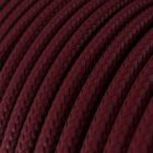 Bright burgundy textile cable - The original Creative-Cables - RM19 round 2x0.75 mm / 3x0.75 mm