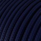 Shiny deep blue textile cable – The original Creative-Cables – RM20 round 2x0.75 mm / 3x0.75 mm