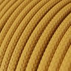 Bright mustard yellow textile cable - The original Creative-Cables - RM25 round 2x0.75 mm / 3x0.75 mm