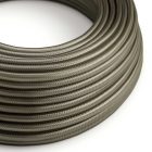 Glossy dark gray textile cable – The original Creative-Cables – RM26 round 2x0.75 mm / 3x0.75 mm