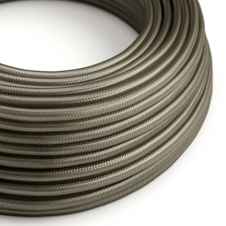 Glossy dark gray textile cable – The original Creative-Cables – RM26 round 2x0.75 mm / 3x0.75 mm