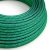  Round electrical cable coated with single-color rayon material - Rm33 Emerald