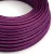 Glossy ultraviolet textile cable – The original Creative-Cables – RM35 round 3x0.75 mm