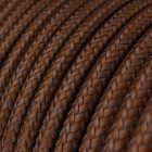 Shiny rust textile cable – The original Creative-Cables – RM36 round 3x0.75 mm