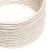  Canvas white melange textile cable - The original creative cables - RN01 round 2x0.75mm / 3x0.75mm