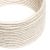 Linen White Melange textile cable - The original Creative-Cables - RN01 round 2x0.75 mm / 3x0.75 mm