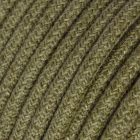 Jute brown bark textile cable - The original Creative-Cables - RN26 round 2x0.75 mm / 3x0.75 mm