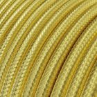 Copper-colored copper-covered electrical cable - The original Creative-Cables - RR13 round 3x0.75 mm