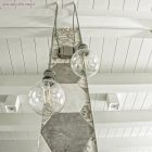 Black Onyx Tweed Glitter ZigZag textile cable - The original Creative-Cables - RS81 round 2x0.75 mm / 3x0.75 mm