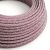Burgundy tweed shiny zigzag textile cable – The original Creative-Cables – RS83 round 2x0.75 mm / 3x0.75 mm