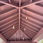 Burgundy tweed shiny zigzag textile cable – The original Creative-Cables – RS83 round 2x0.75 mm / 3x0.75 mm