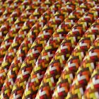 Bright orange Pixel Palette textile cable – The original Creative-Cables – RX01 round 2x0.75 mm / 3x0.75 mm