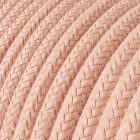 Cotton salmon pink textile cable – The original Creative-Cables – RX13 round 2x0.75 mm / 3x0.75 mm