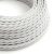 Cotton, pure white textile cable – The original Creative-Cables – TC01 braided 2x0.75 mm / 3x0.75 mm