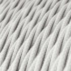 Cotton, pure white textile cable – The original Creative-Cables – TC01 braided 2x0.75 mm / 3x0.75 mm