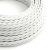  Bright optical white textile cable - The original creative cables - TM01 braided 2x0.75mm / 3x0.75mm