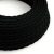 Glossy carbon black textile cable – The original Creative-Cables – TM04 braided 2x0.75 mm / 3x0.75 mm