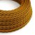 Shiny gold textile cable – The original Creative-Cables – TM05 braided 2x0.75 mm / 3x0.75 mm