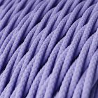  Bright lavender textile cable - The original creative cables - TM07 braided 2x0.75mm / 3x0.75mm