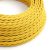 Bright corn yellow textile cable – The original Creative-Cables – TM10 braided 2x0.75 mm / 3x0.75 mm