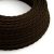 Glossy espresso brown textile cable – The original Creative-Cables – TM13 braided 2x0.75 mm / 3x0.75 mm