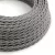 Linen Grey Melange textile cable - The original Creative-Cables - TN02 braided 2x0.75 mm / 3x0.75 mm