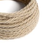 Natural jute textile cable – The original Creative-Cables – TN06 braided 2x0.75 mm / 3x0.75 mm
