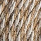 Cotton, jute and linen country textile cable - The original Creative-Cables - TN07 braided 3x0.75 mm