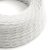 Optical white textile cable Marlene - The original Creative-Cables - TP01 braided 2x0.75 mm / 3x0.75 mm